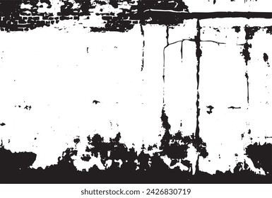 old house building wall with bullet holes