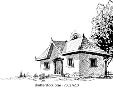 Old house sketch
