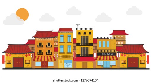 old houses in china town