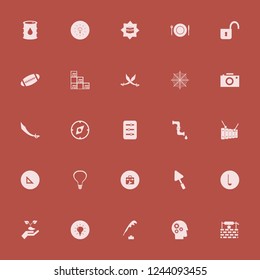 old icon. old vector icons set open lock, bookcase, xylophone and bulb