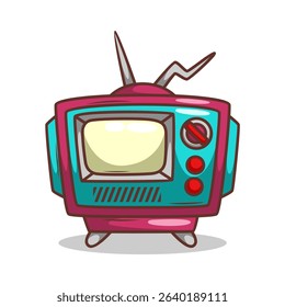  Old Intertainment television tv illustration