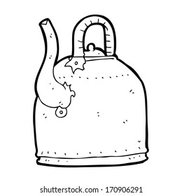 old iron kettle cartoon