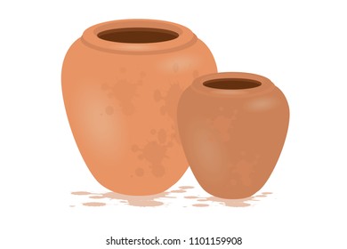 old jar vector design - Shutterstock ID 1101159908
