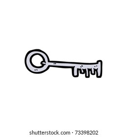 old key cartoon