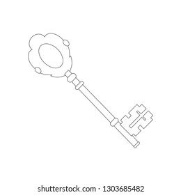  old key contour, icon