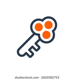 Old Key for Expedition Vector Icon