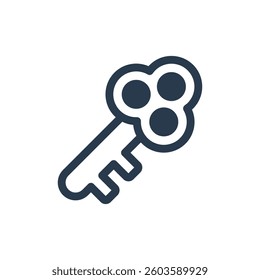 Old Key for Expedition Vector Icon