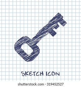 Old key icon