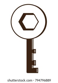 old key icon image
