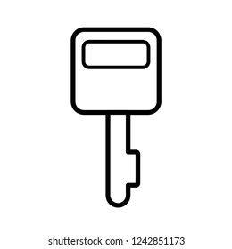 Old key outline icon. linear style sign for mobile concept and web design. Key simple line vector icon. Password symbol