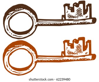 Old key sketch