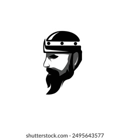 An old knight with a beard