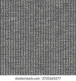 Old knitted material, damaged and with cracks here and there. Piece of a distressed sweater. Grunge fabric texture. Darkish textile background. Abstract seamless.