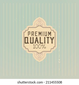 Old label vector design , Eps 10