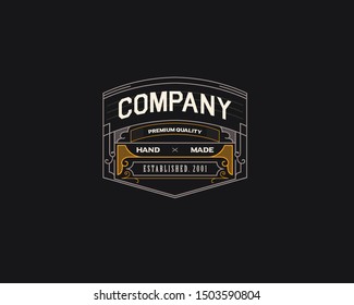 old label vintage decorative frames banner invitation template 