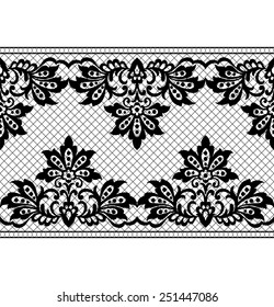 Old lace background ornamental flowers.