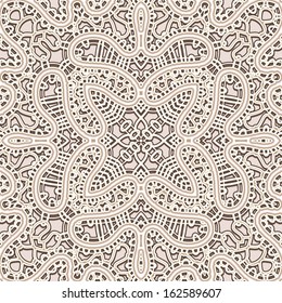 Old lace background, pattern, vintage vector texture