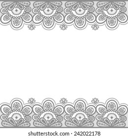 Old lace, vintage background, vector illustration.