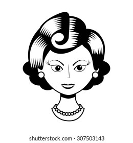 old lady design, vector illustration eps10 graphic 
