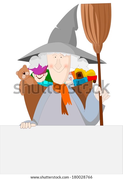 old lady presents