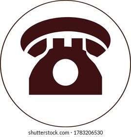 Old Land Line Phone Vector