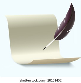 ilustración vectorial de letra antigua
