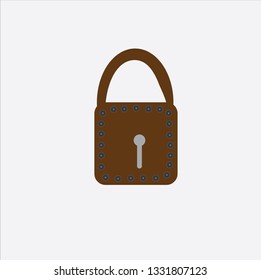 old lock icon,vector best flat icon.
