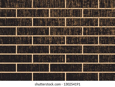 Old look grunge brick wall