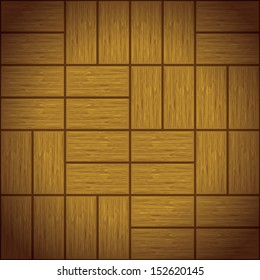 Old look wooden floor pattern - illustration