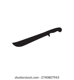 Old machete icon silhouette vector illustration design on white background.