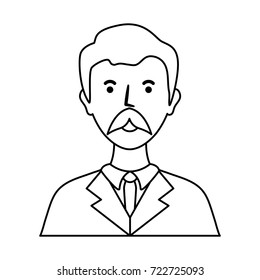 old man  avatar vector illustration
