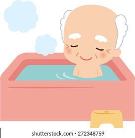 Old Man In Bathtub