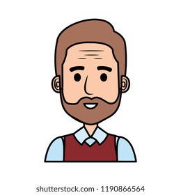 old man with beard avatar character