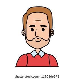 old man with beard avatar character