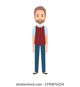 old man with beard avatar character