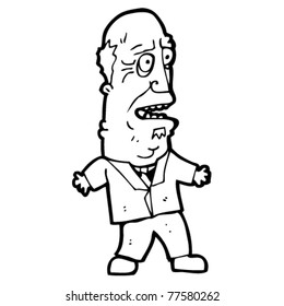 old man cartoon
