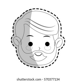 old man cartoon icon