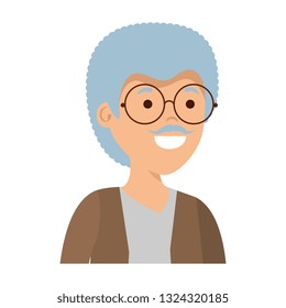 old man character icon