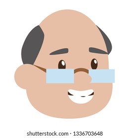 old man face