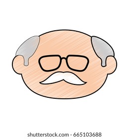 old man face