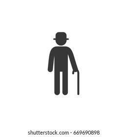 old man, grandfather icon