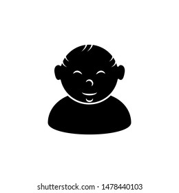 old man icon, symbol design template