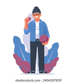 old man with new hobbies 
