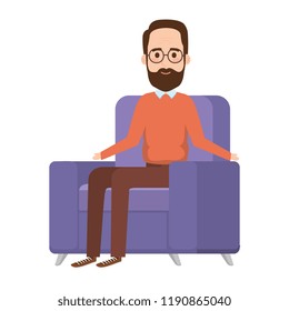 old man in the sofa avatar character