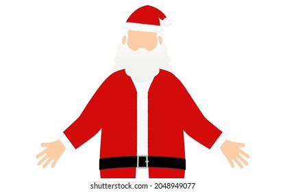 Old man spreading a pile of presents