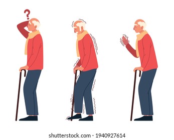 old man symptoms parkinson disease