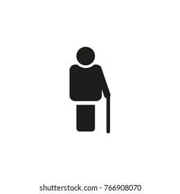 old man vector icon