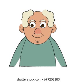 old man vector illustration
