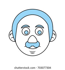 old man vector illustration
