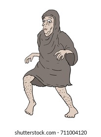 old man walking